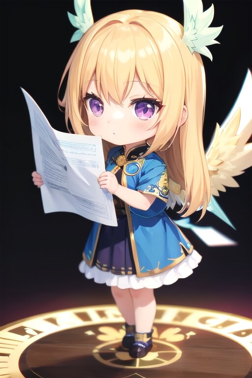 AIてんし　プロンプトちゃんとネガティププロンプトちゃん[プロンプトちゃん]1 | の人気AIイラスト・グラビア