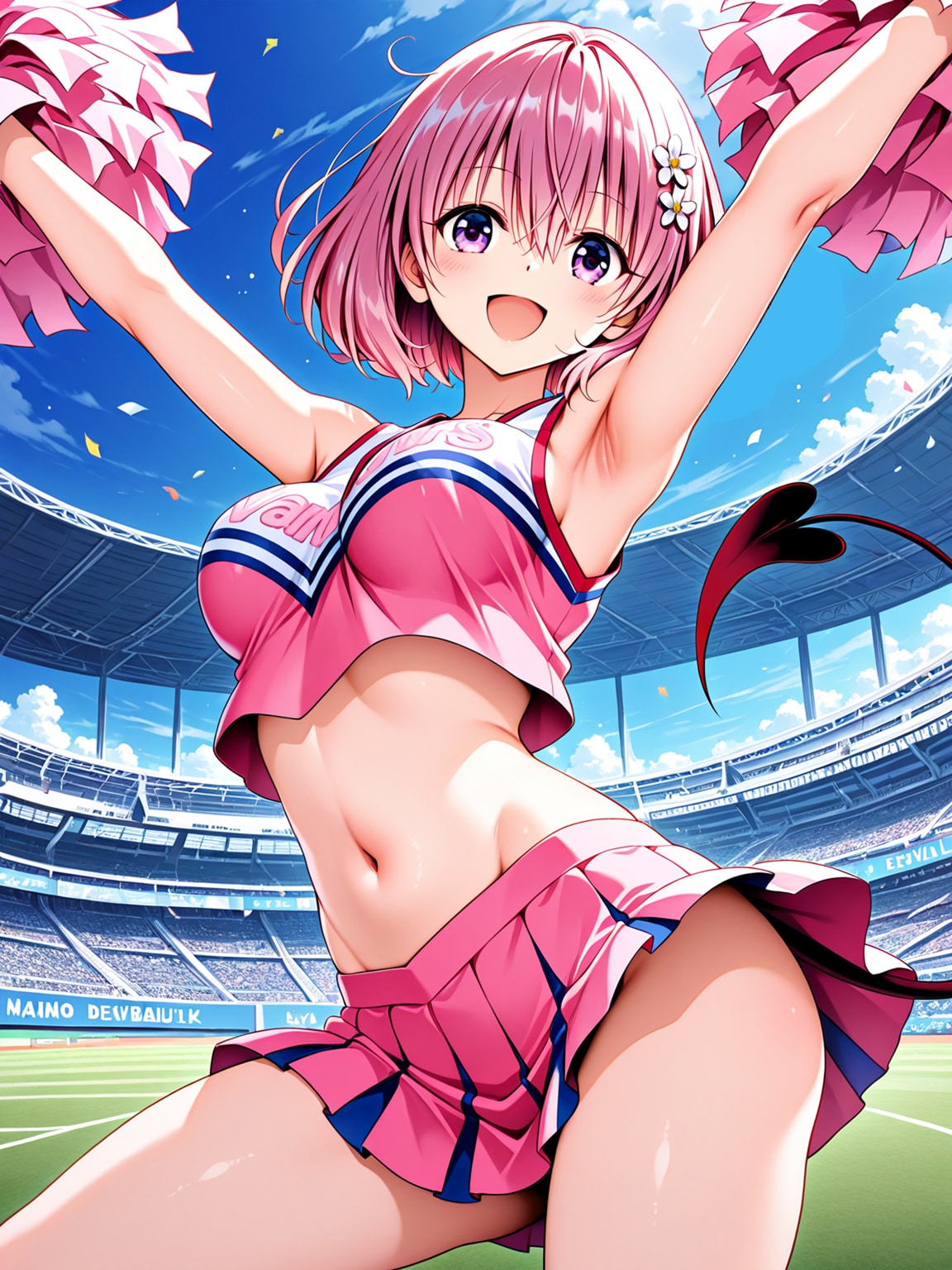 チアガールのモモちゃんです！