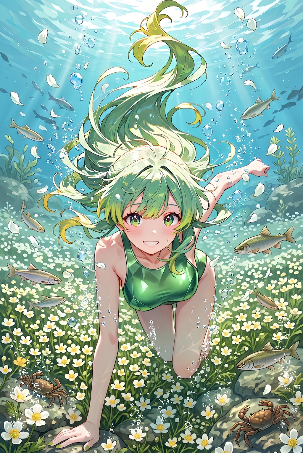 梅花藻の清流