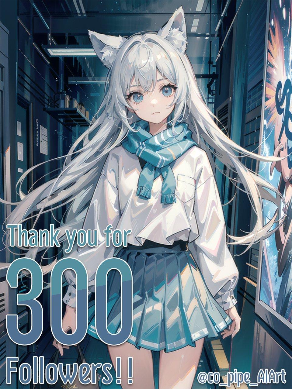 300フォロワー記念画像