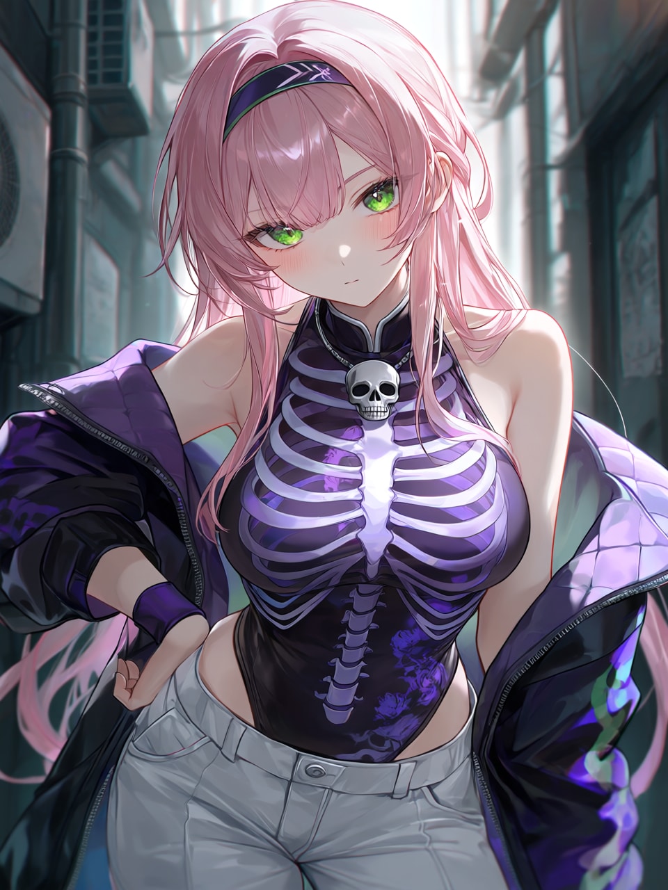 スケルトンパープル