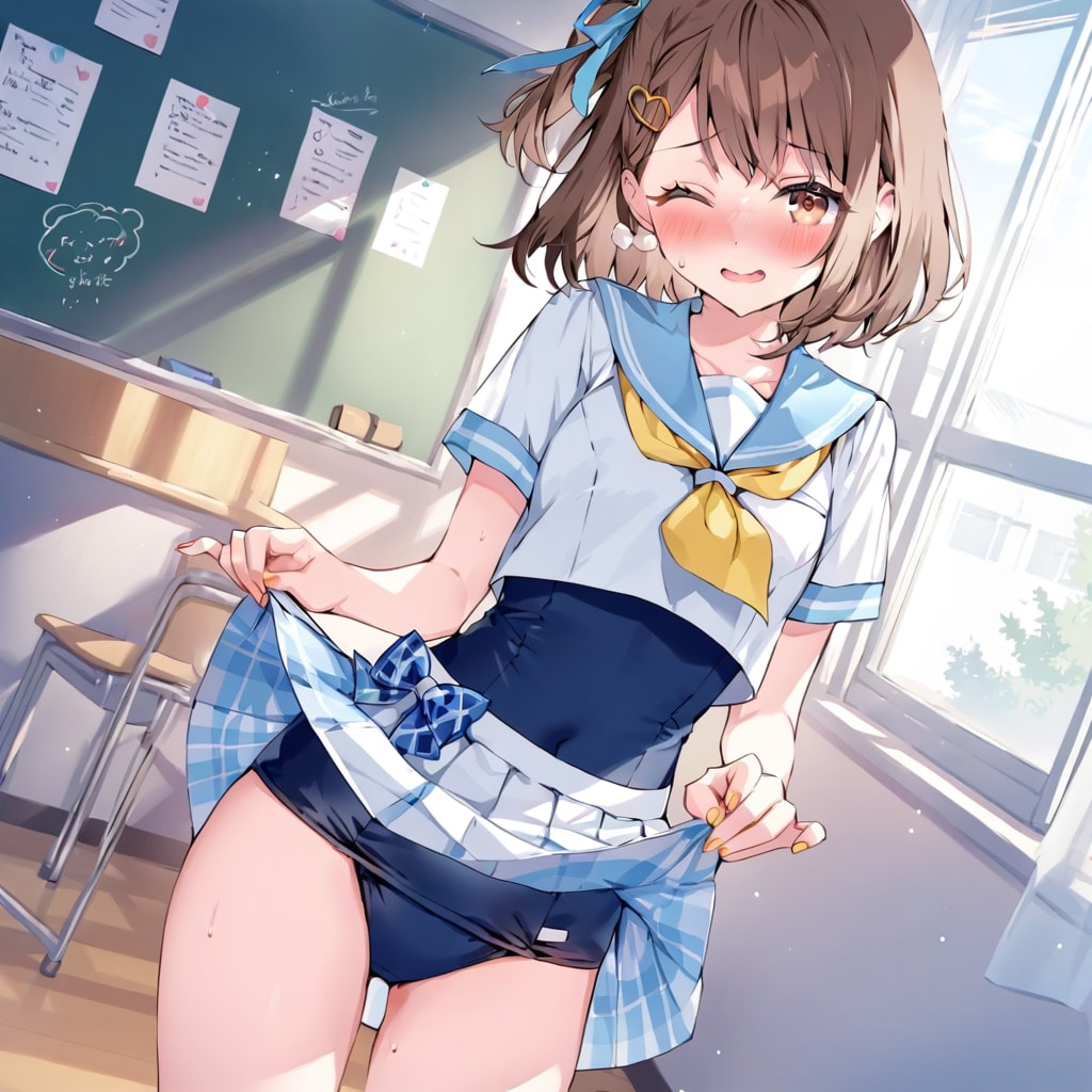 お着替え中です！