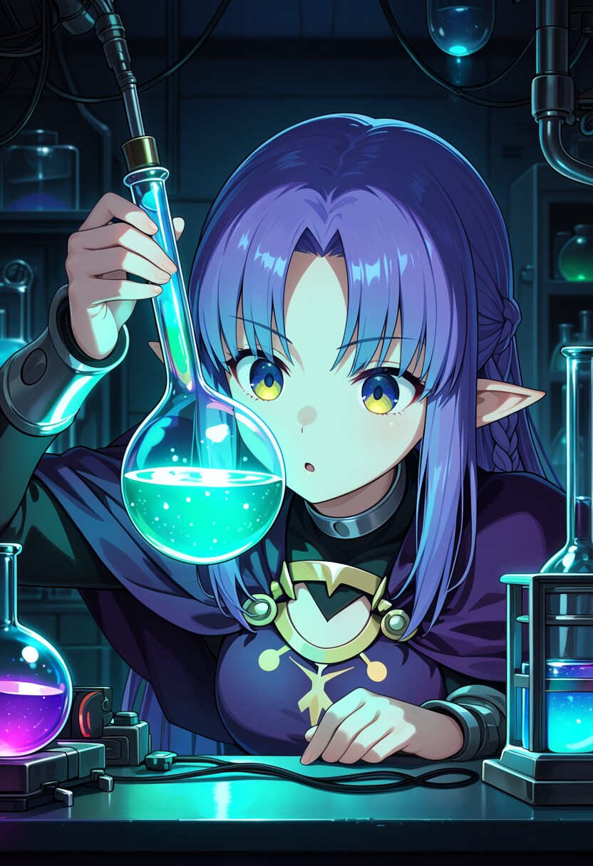 夜更かし錬金術 | の人気AIイラスト・グラビア