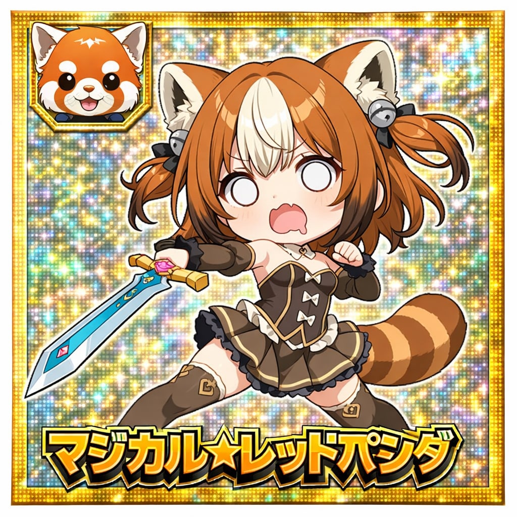 パンダガールAHO面シール・ライバル＆ヴィラン編 | の人気AIイラスト・グラビア