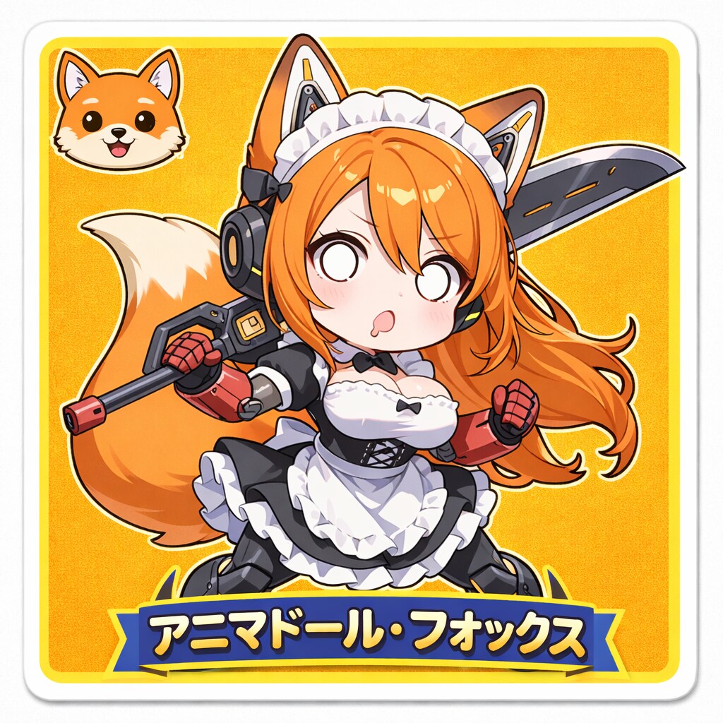 パンダガールAHO面シール・ライバル＆ヴィラン編