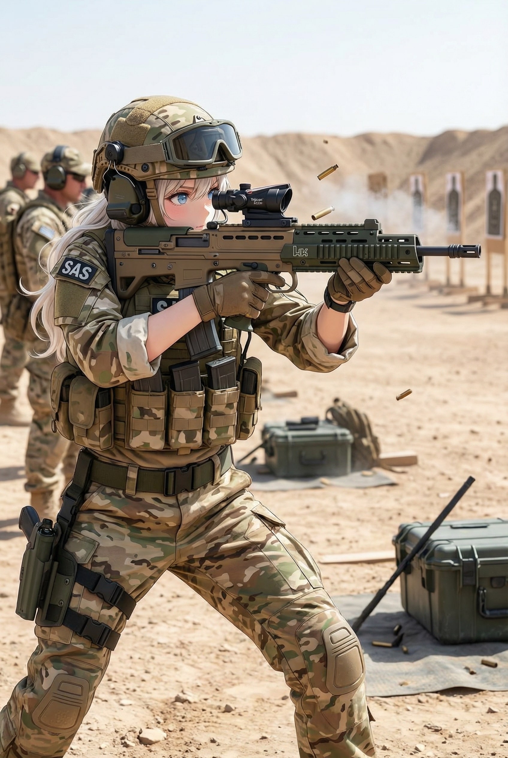 イギリスが独自に開発したブルパップ式アサルトライフル「L85」🇬🇧 | の人気AIイラスト・グラビア