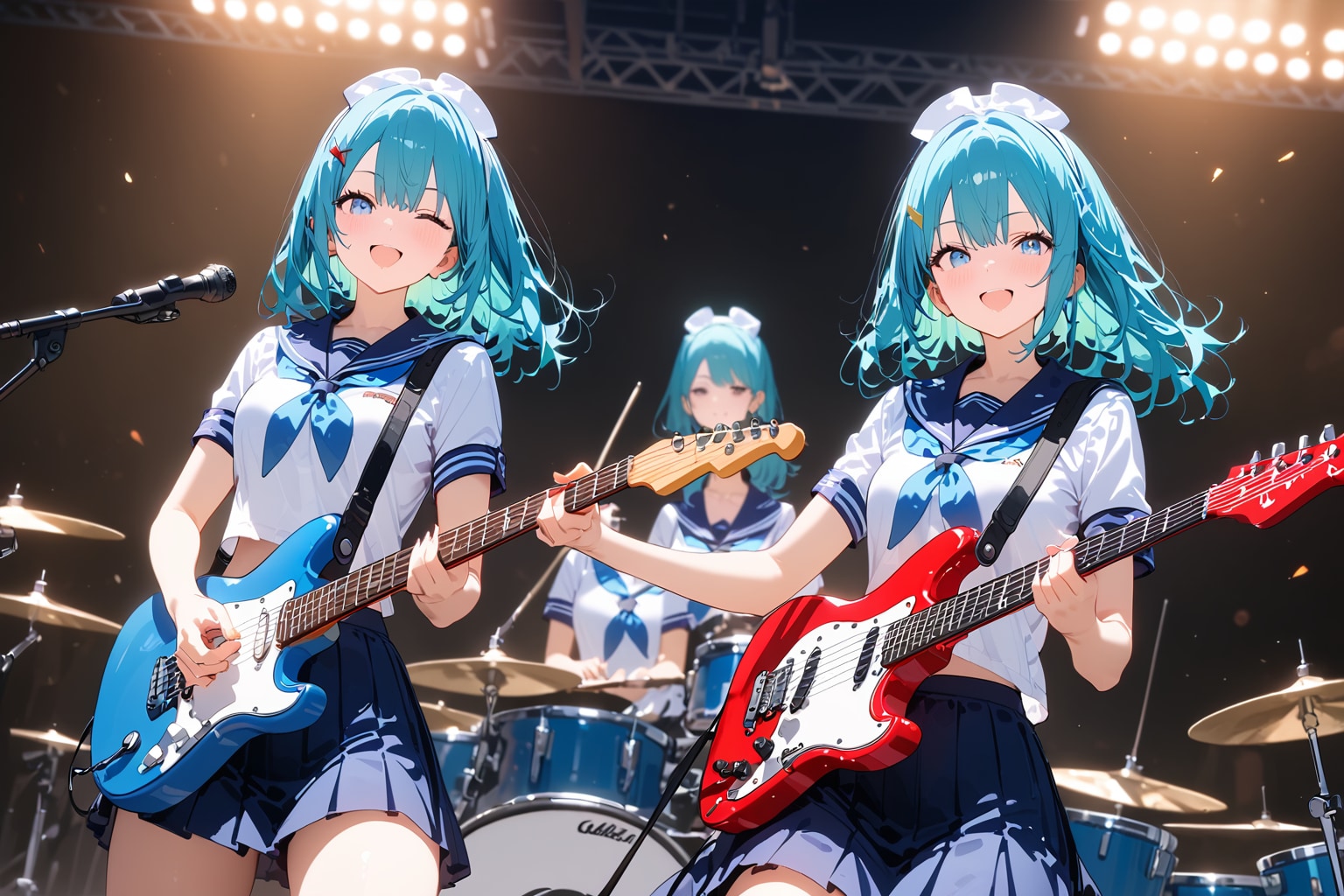 バンドガール | の人気AIイラスト・グラビア