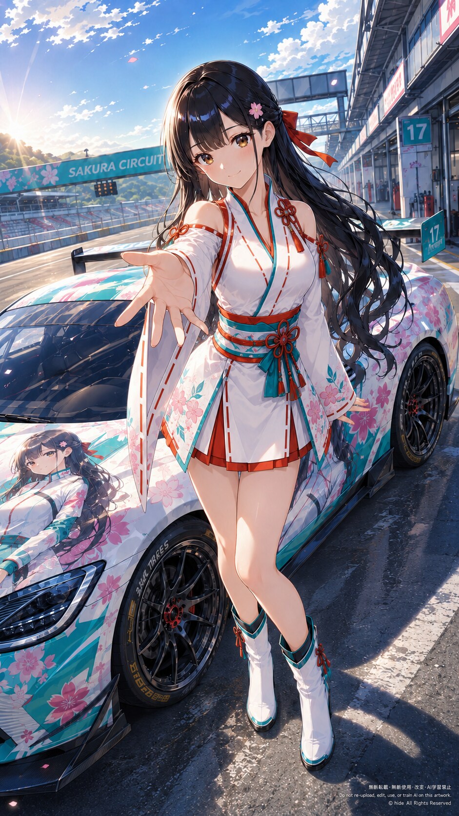 朝のレーシング神楽さん | の人気AIイラスト・グラビア