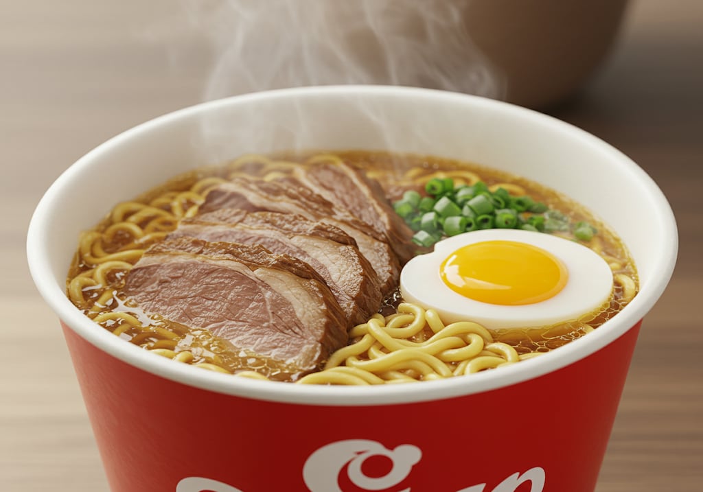 御夜食の深夜のこっそりカップラーメン