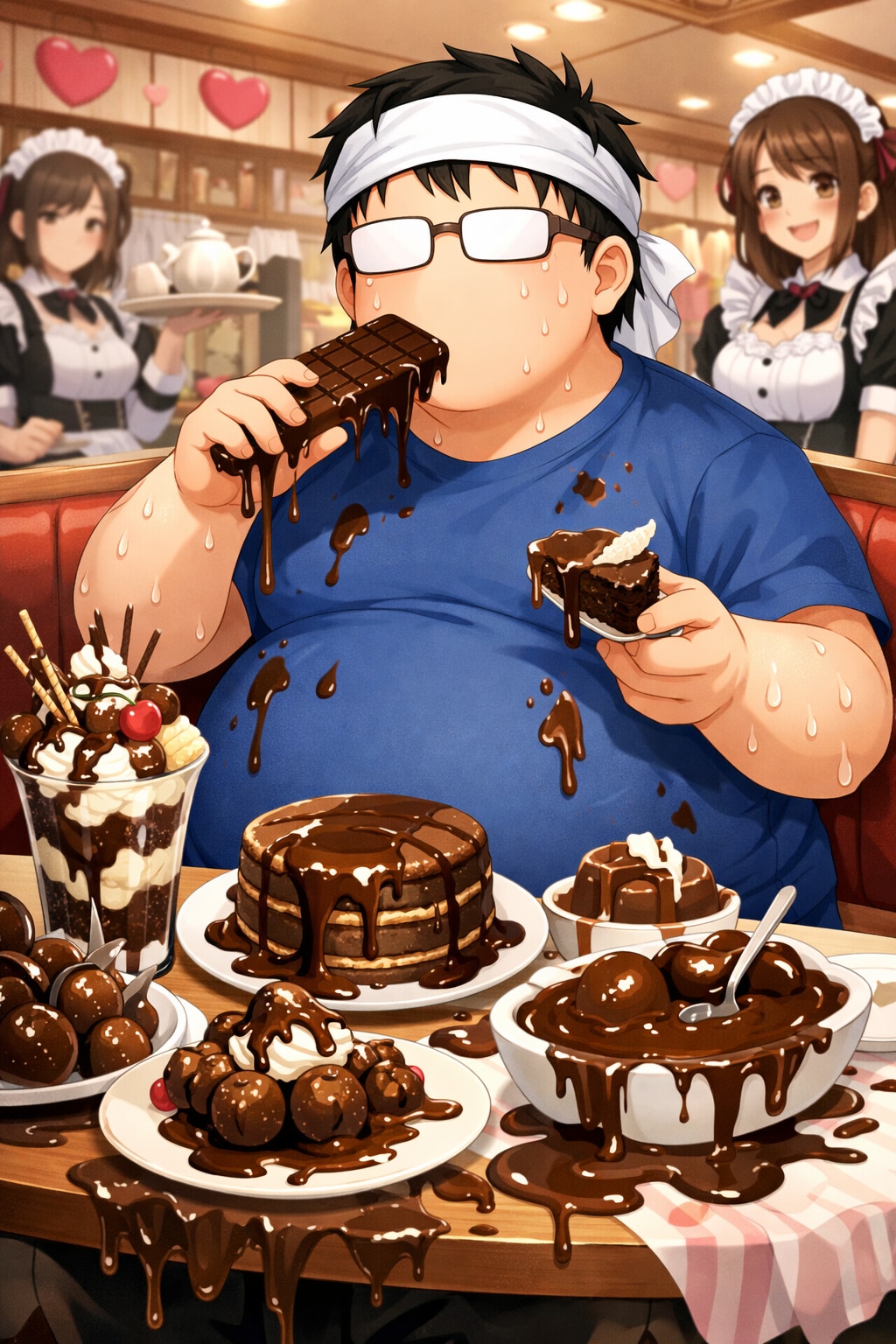 満腹感との戦いではない。これは血糖値との戦いだ！ | の人気AIイラスト・グラビア