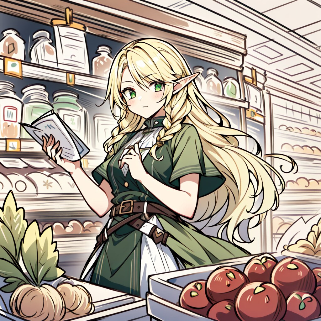 透明無垢なエルフさん