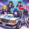 ラブライブキャラとメルセデスベンツFBIパトロールカーのドリ車 2枚目