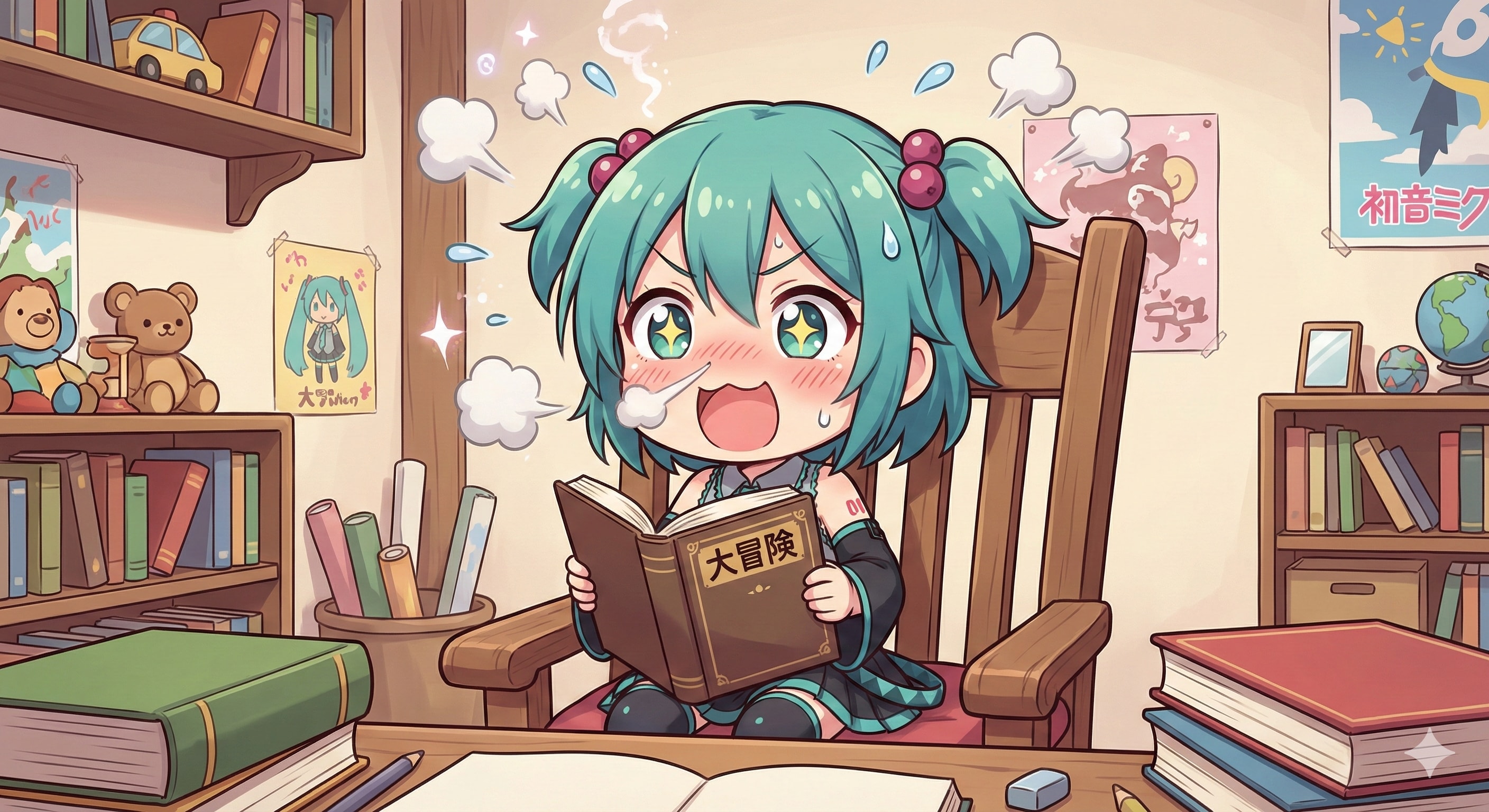 ミクちゃん冒険失敗！？😁 | の人気AIイラスト・グラビア