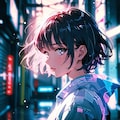 逆光ガール 3枚目