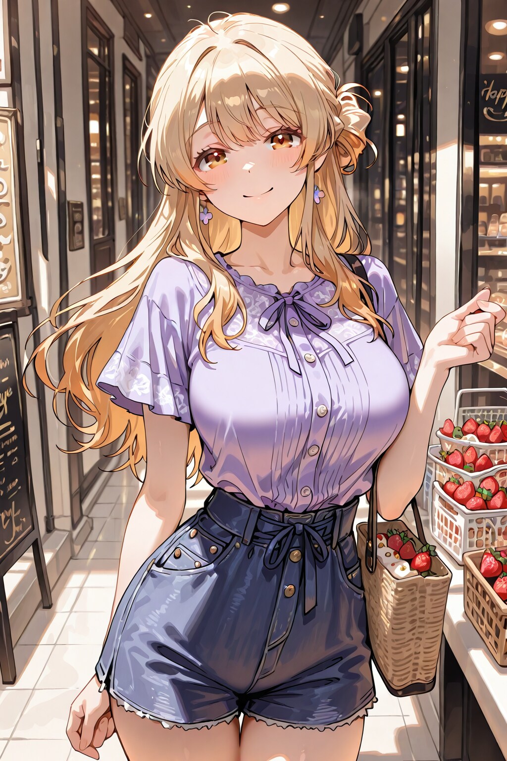 ホットパンツ万里奈