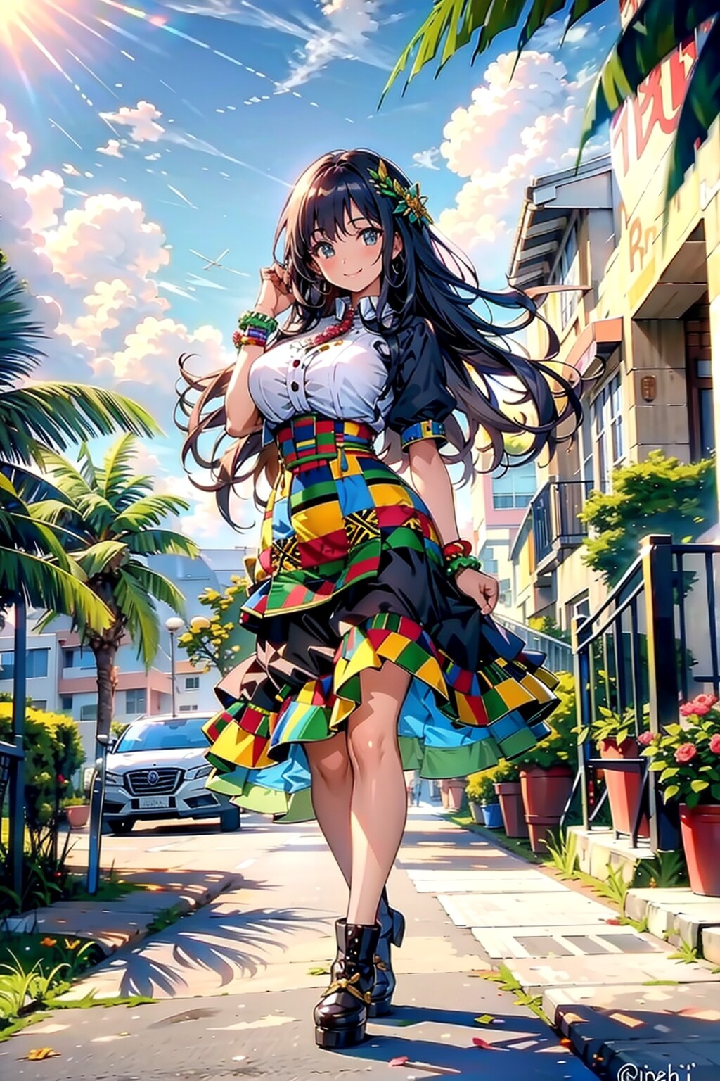 ガーナの民族衣装ケンテです