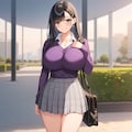 ただの爆乳JK 2枚目