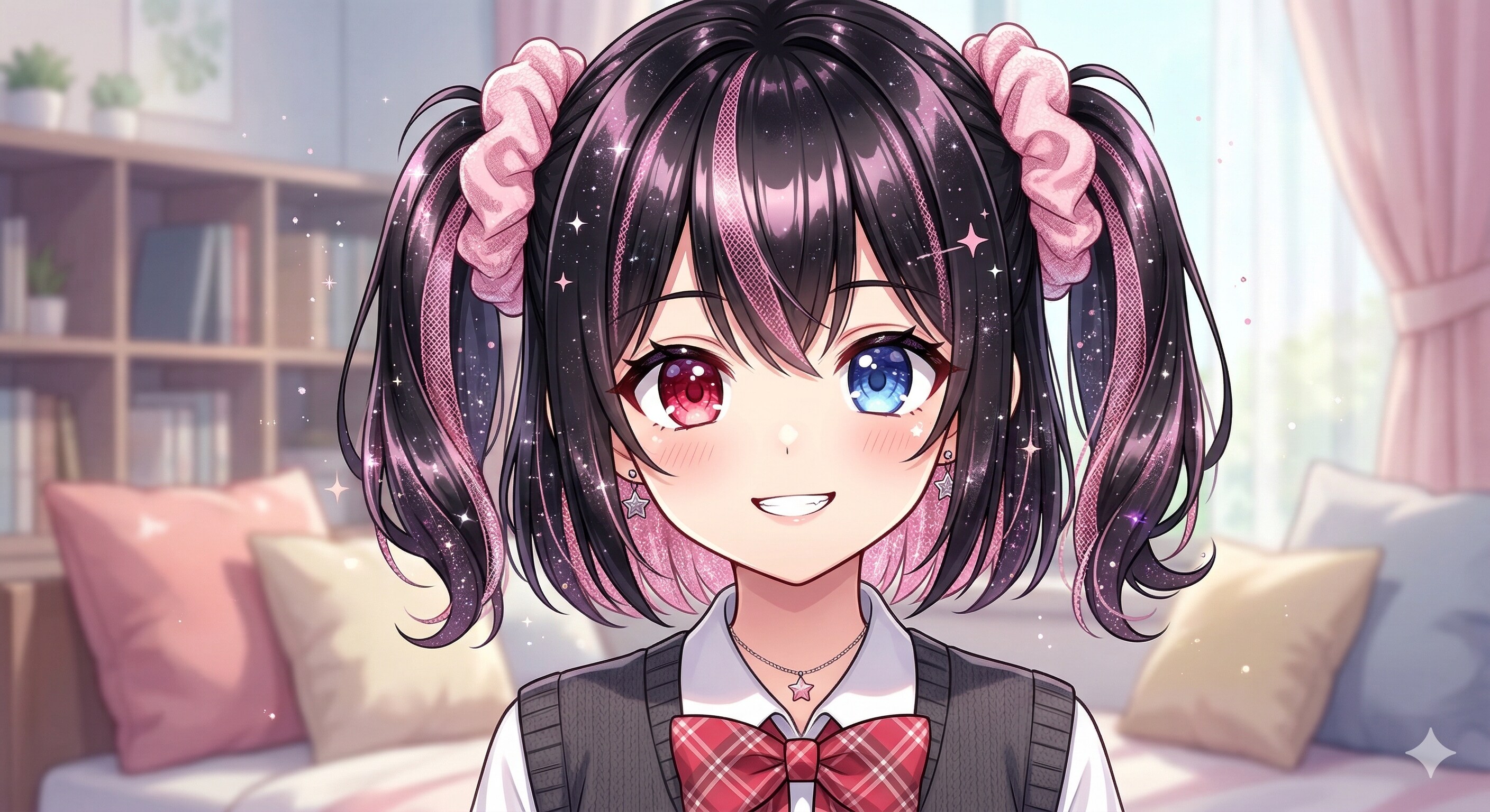 メッシュを入れてみたアケちゃん