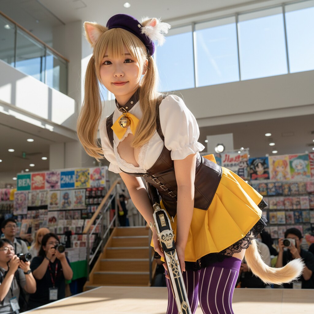 金ツイにゃん。魔法少女