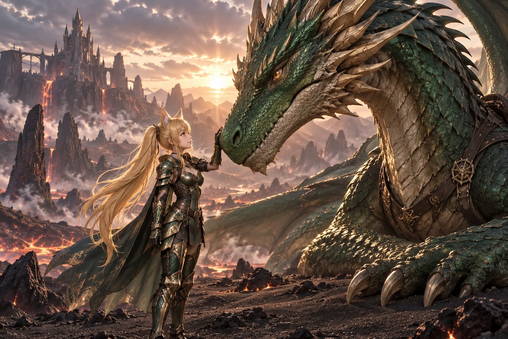 ドラゴンとミラさん