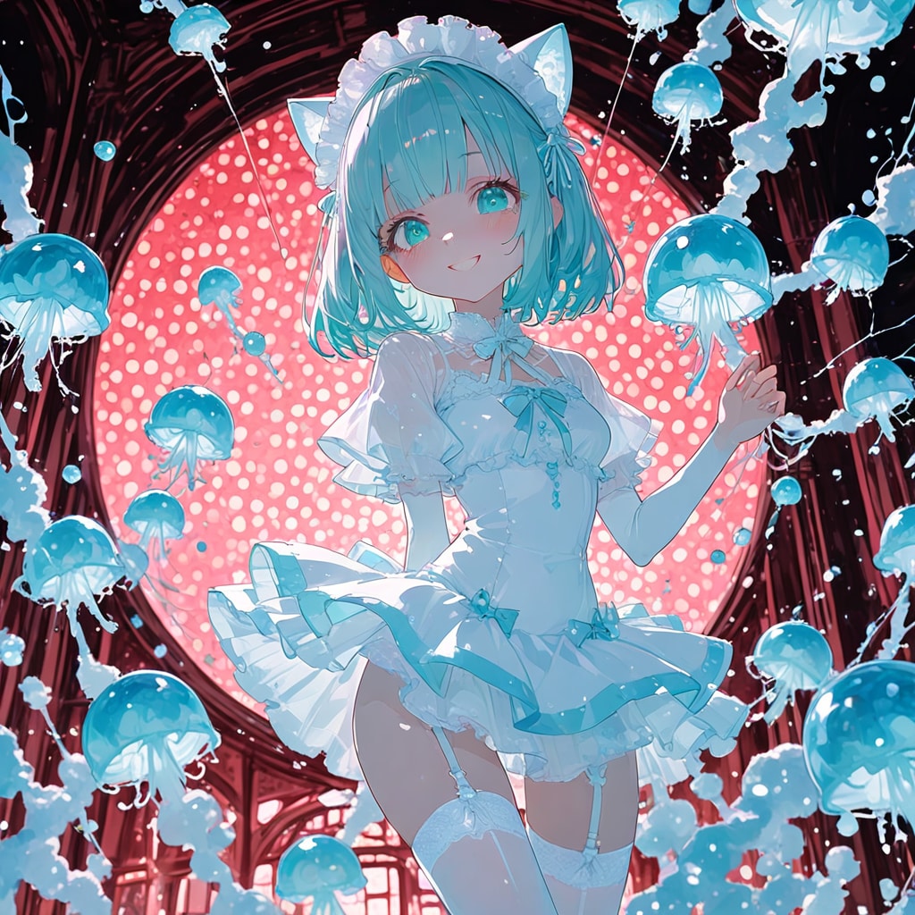 ジェリーフィッシュの泡 | の人気AIイラスト・グラビア