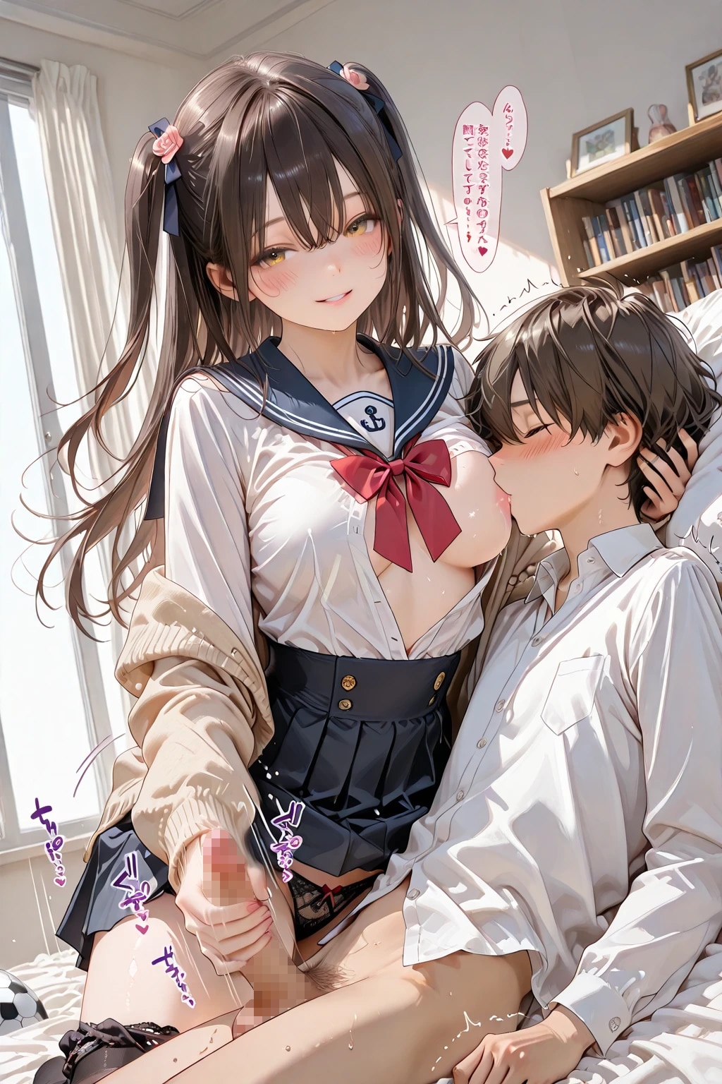 すっごくカッチカチだね、ウフフ♡