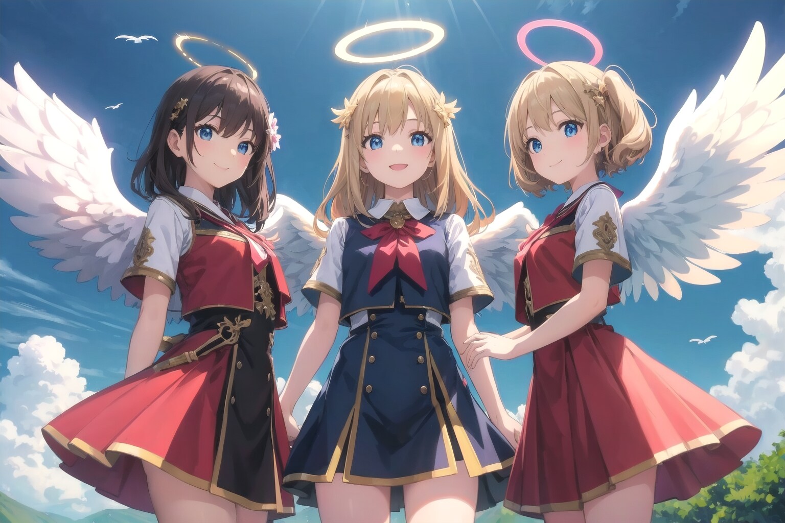 少女天使たち
