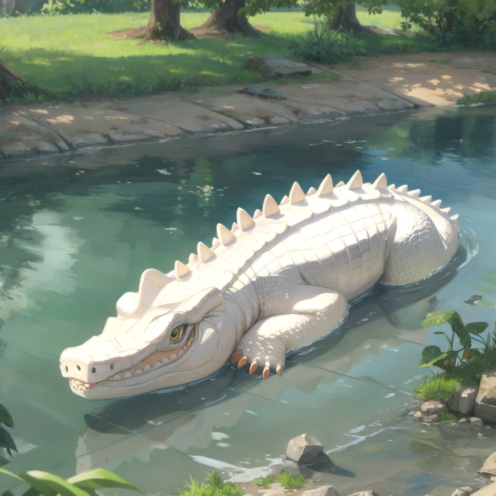 白ワニ | の人気AIイラスト・グラビア