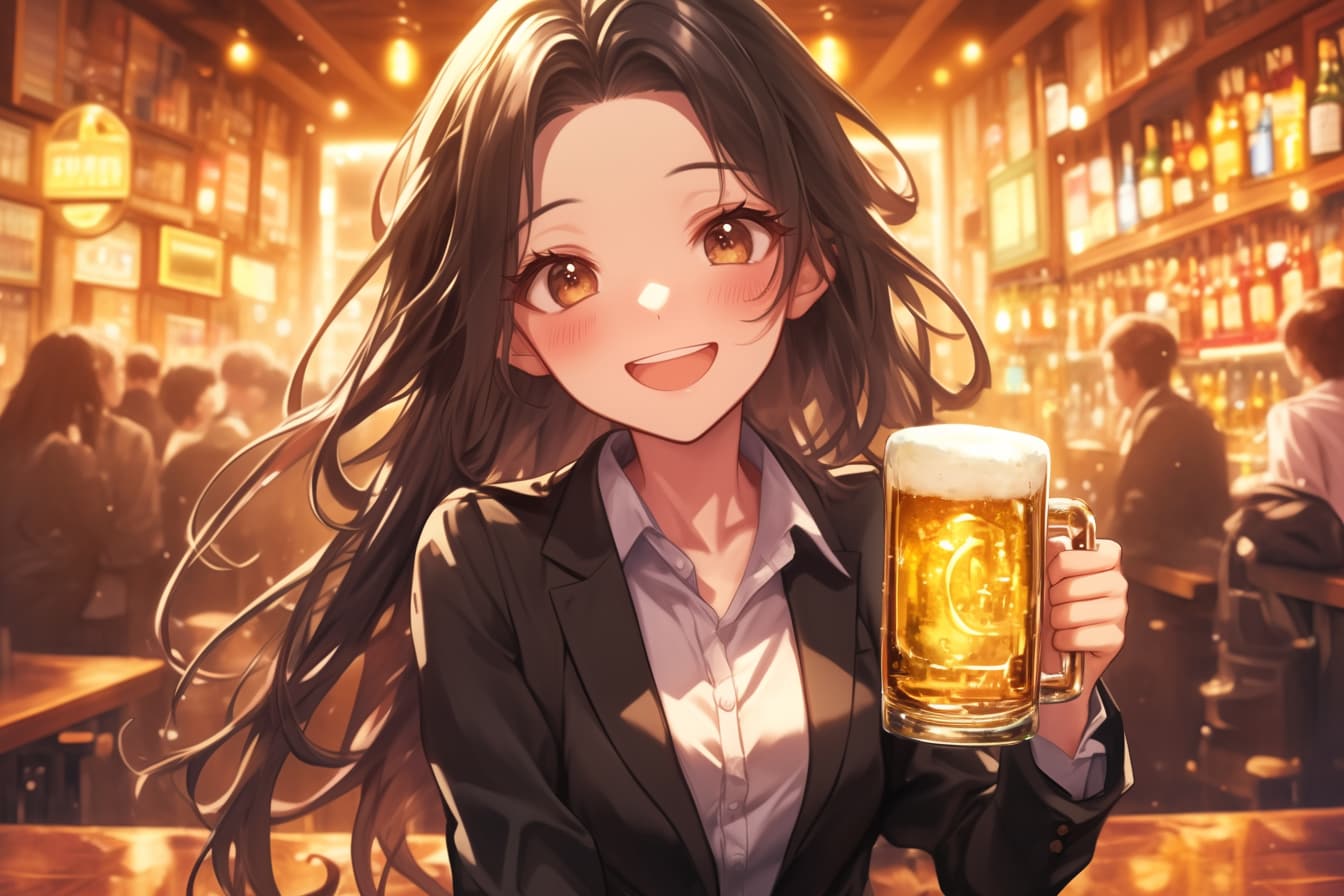 乾杯‼️🍻✨175 | の人気AIイラスト・グラビア
