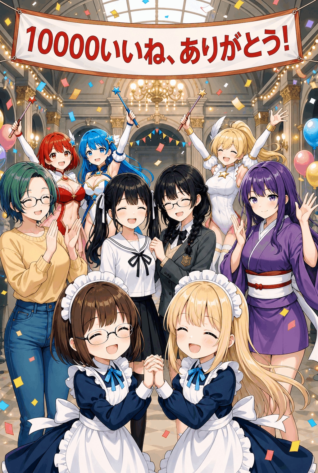 10000いいね、ありがとうございます。