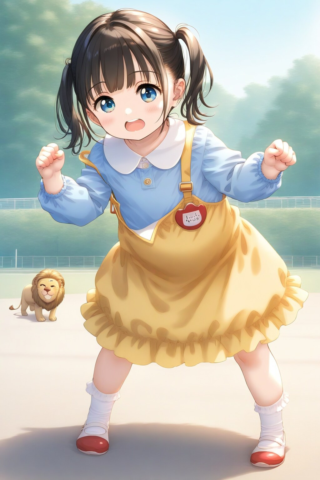 勇敢な少女と戸惑う王者