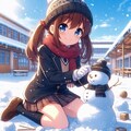 雪遊び 3枚目