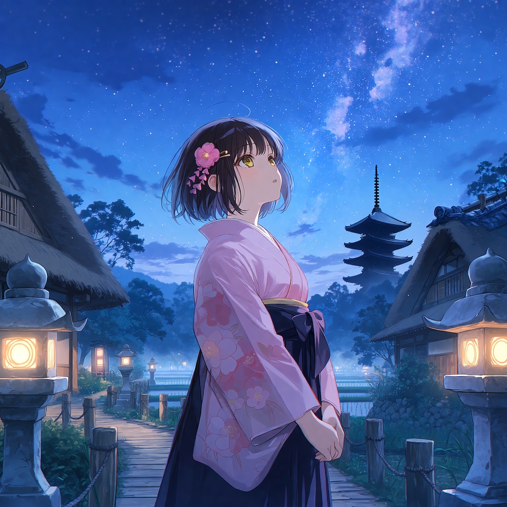 日本の夜
