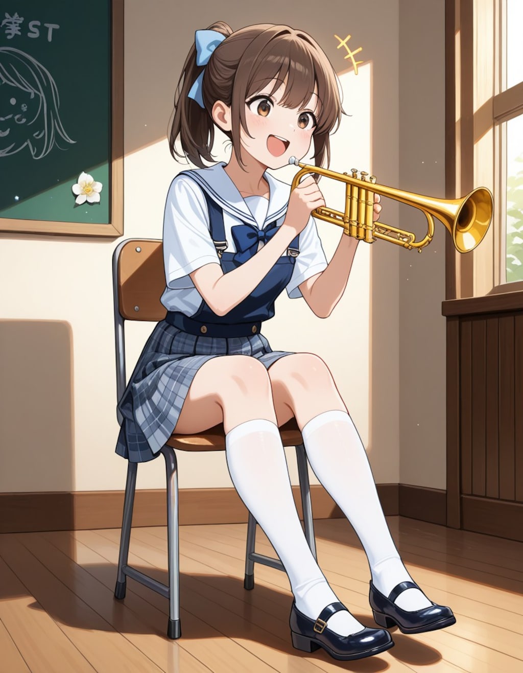 トランペットの練習