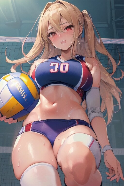 女子バレー部員