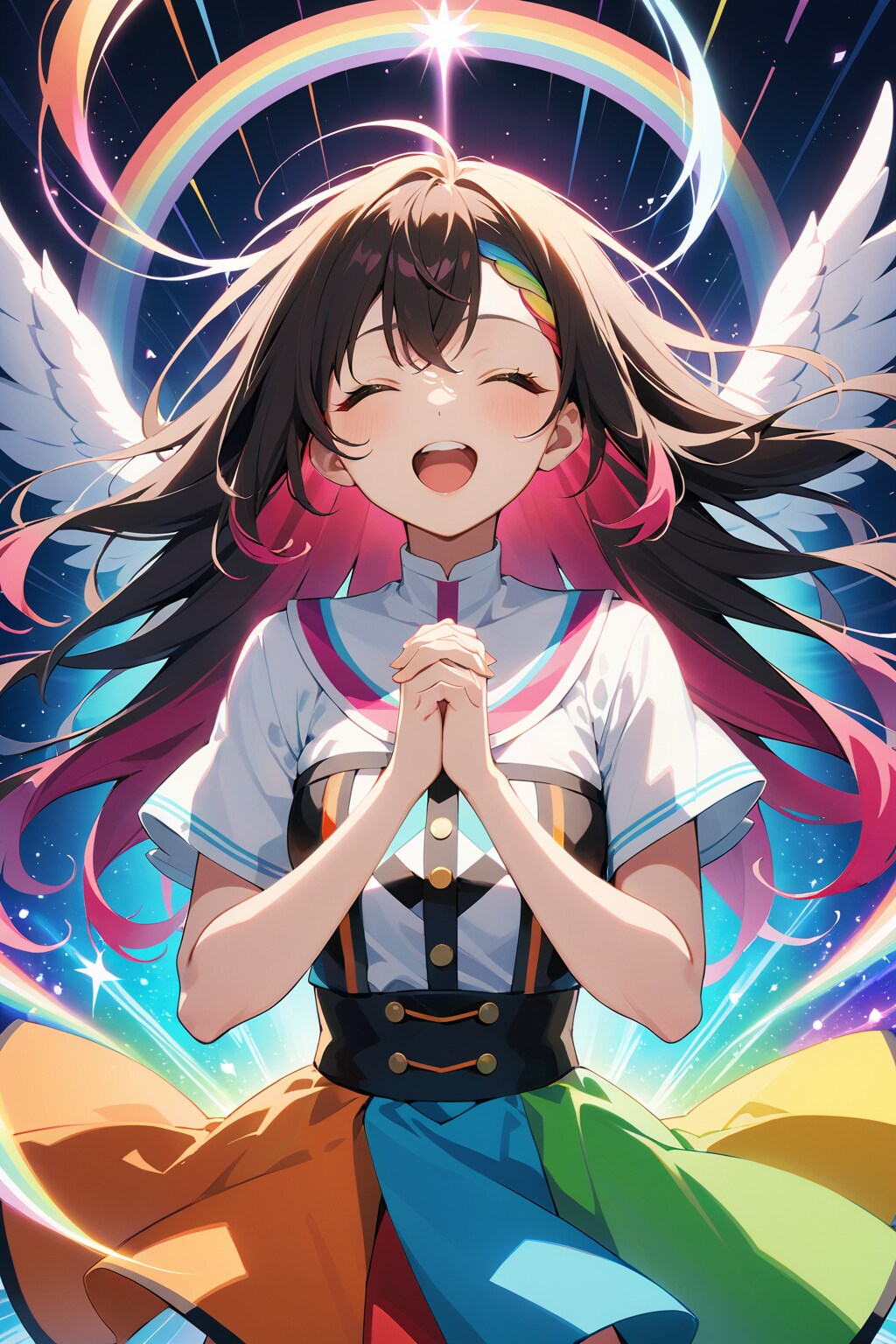 『天使は祈る、一切の曇りなく、満面の笑みで』