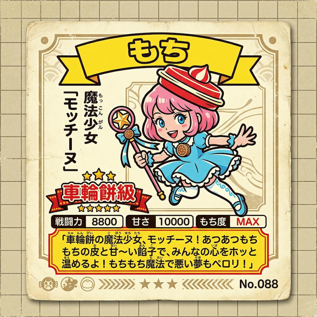 お菓子なマジカルシール