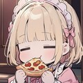 🍕お食事風景 オブ メイドちゃん🍕〜🌸桜の庭園お招き編🌸〜 2枚目