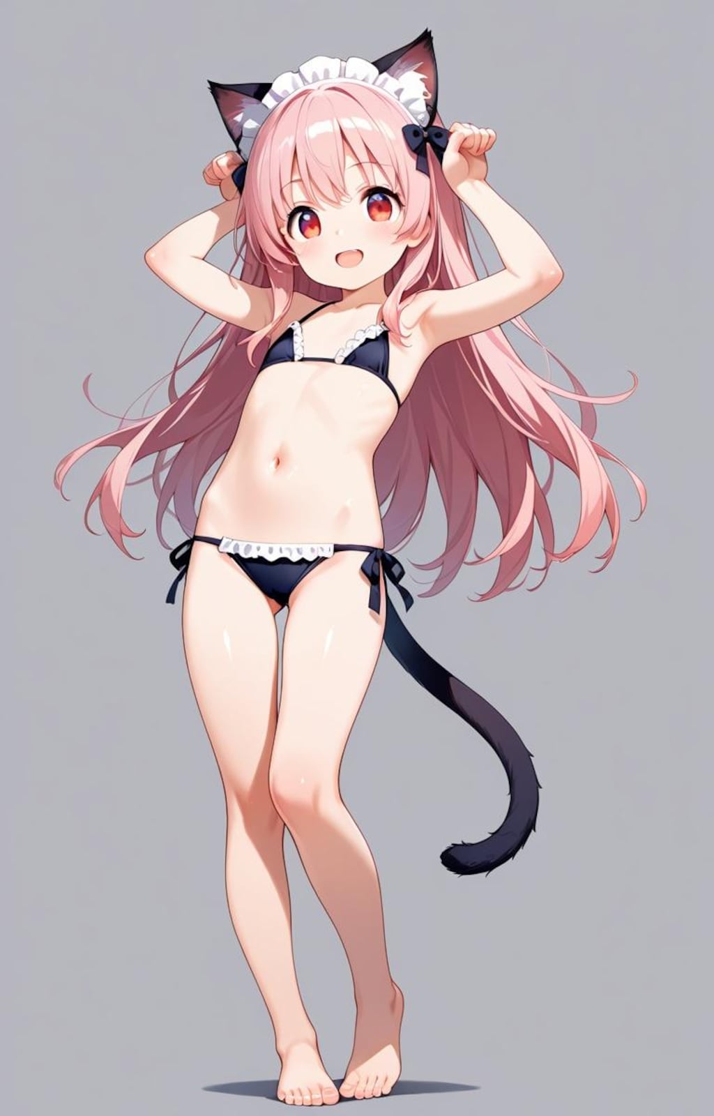 猫耳メイドビキニ「弥生さくら」