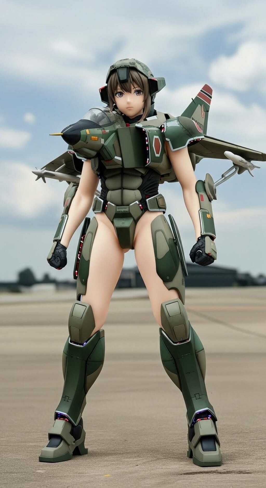 擬人化戦闘機さん(人間寄り)