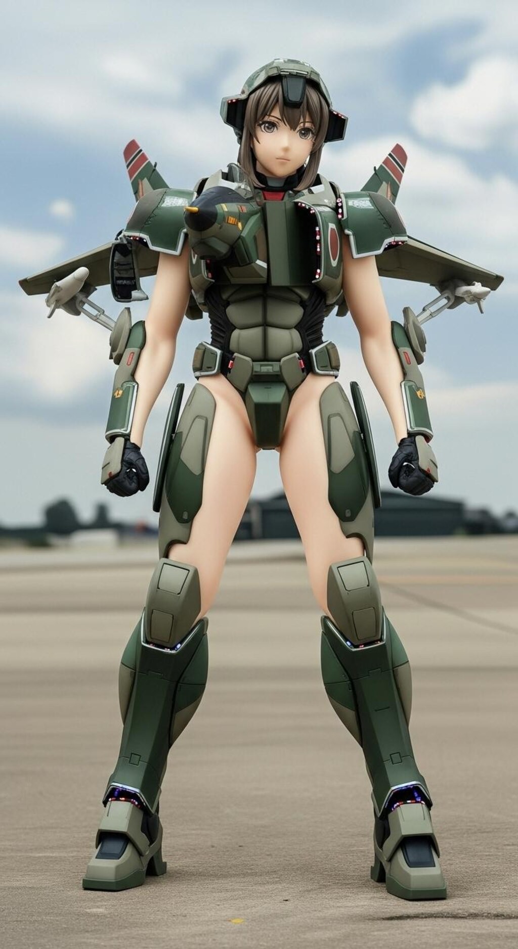 擬人化戦闘機さん(人間寄り)
