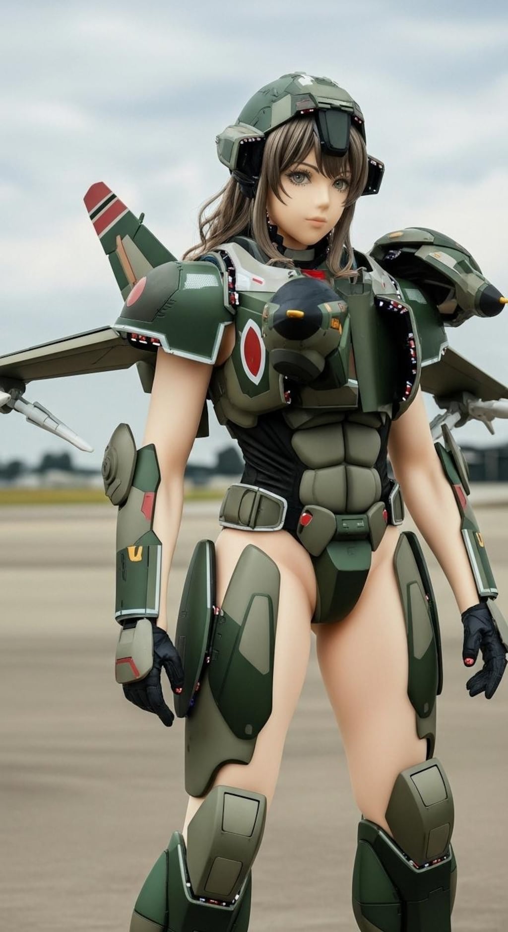 擬人化戦闘機さん(人間寄り)