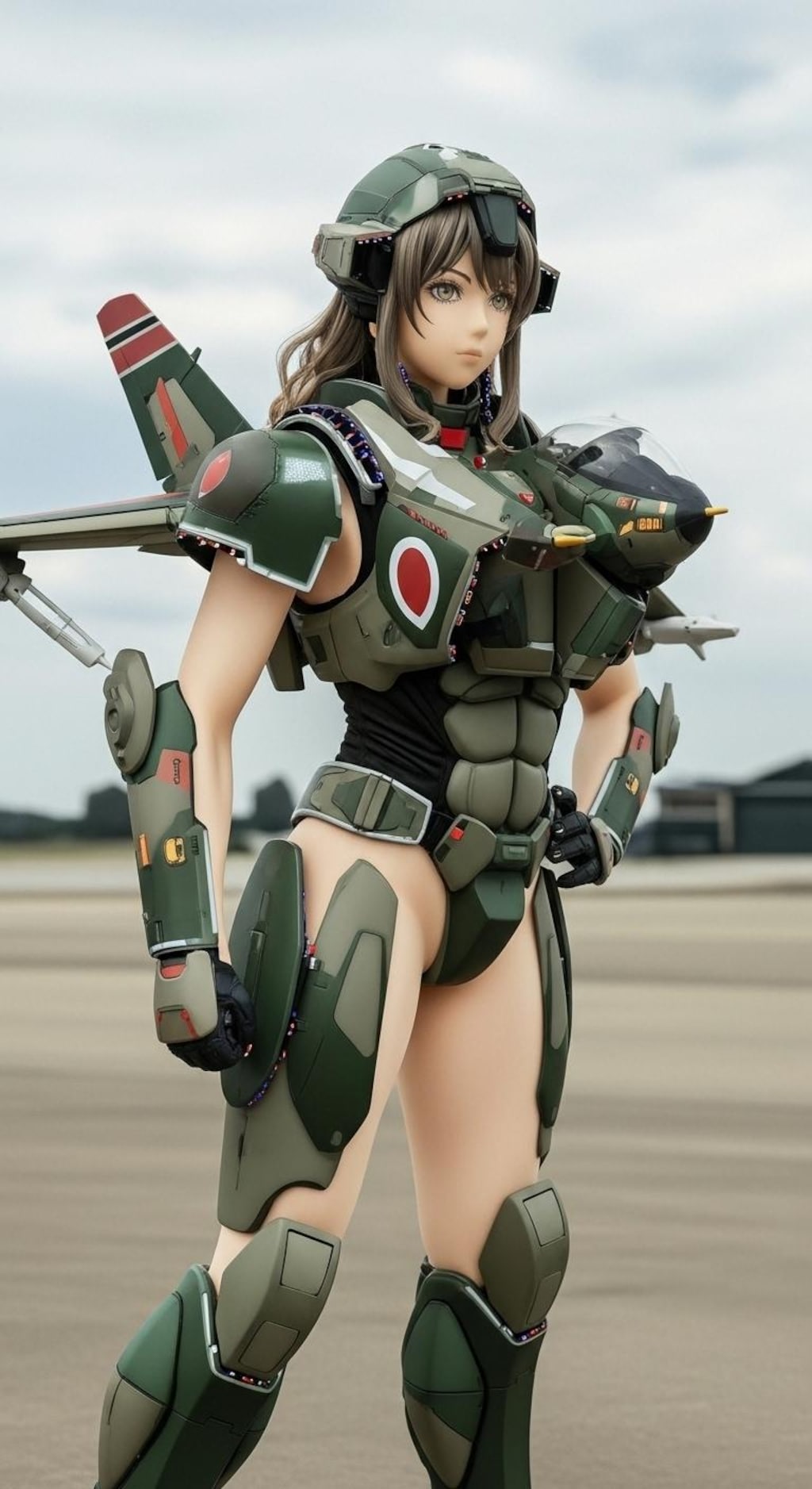 擬人化戦闘機さん(人間寄り)