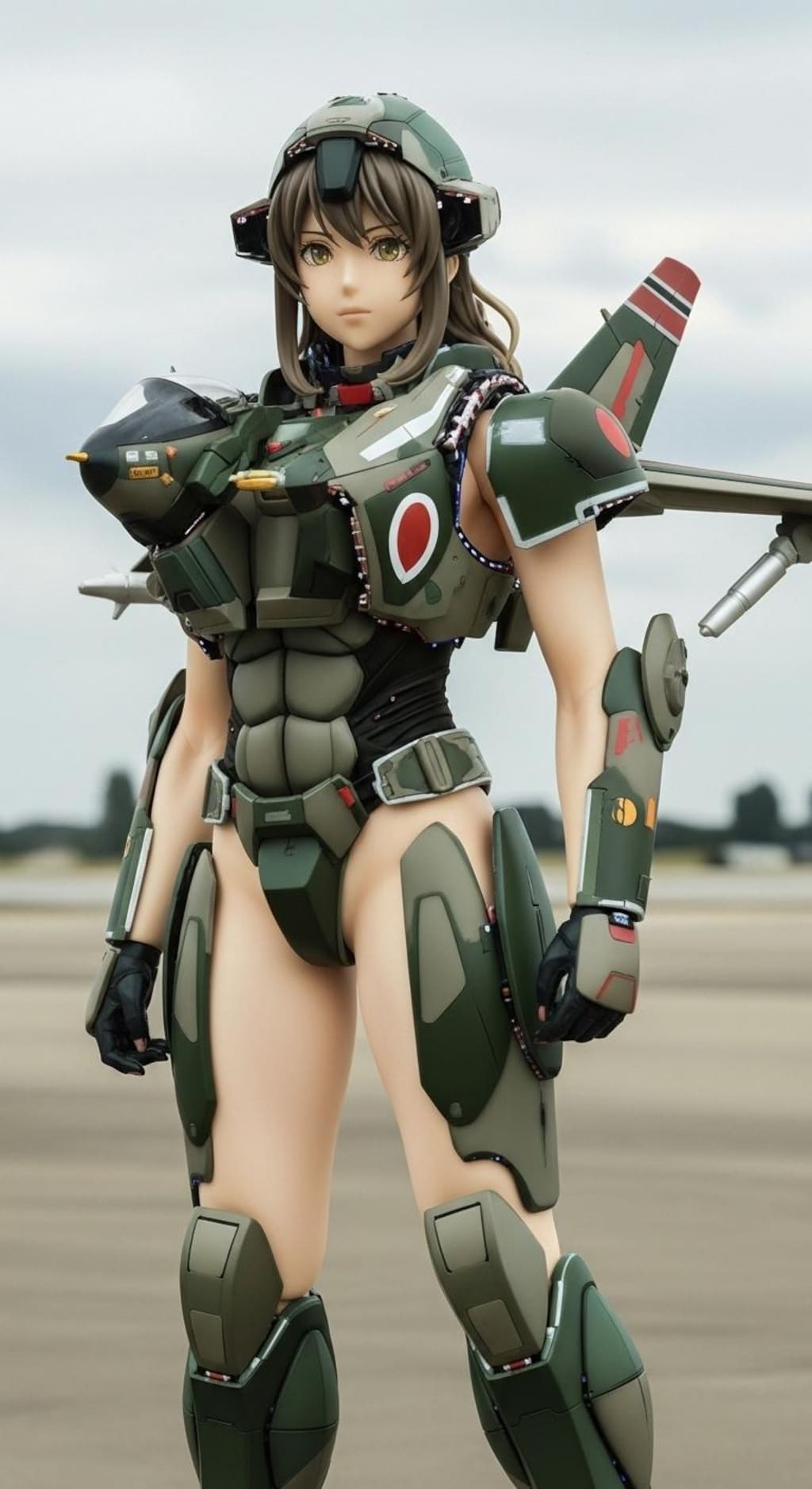 擬人化戦闘機さん(人間寄り)