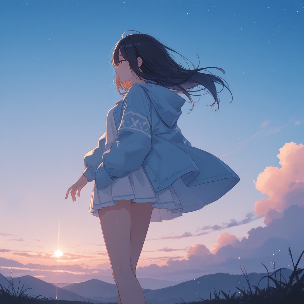 ある朝日と君 | の人気AIイラスト・グラビア