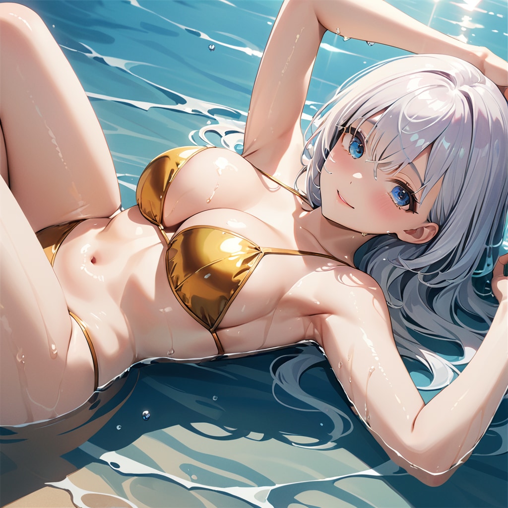 ビーチ水遊び_EMERALD