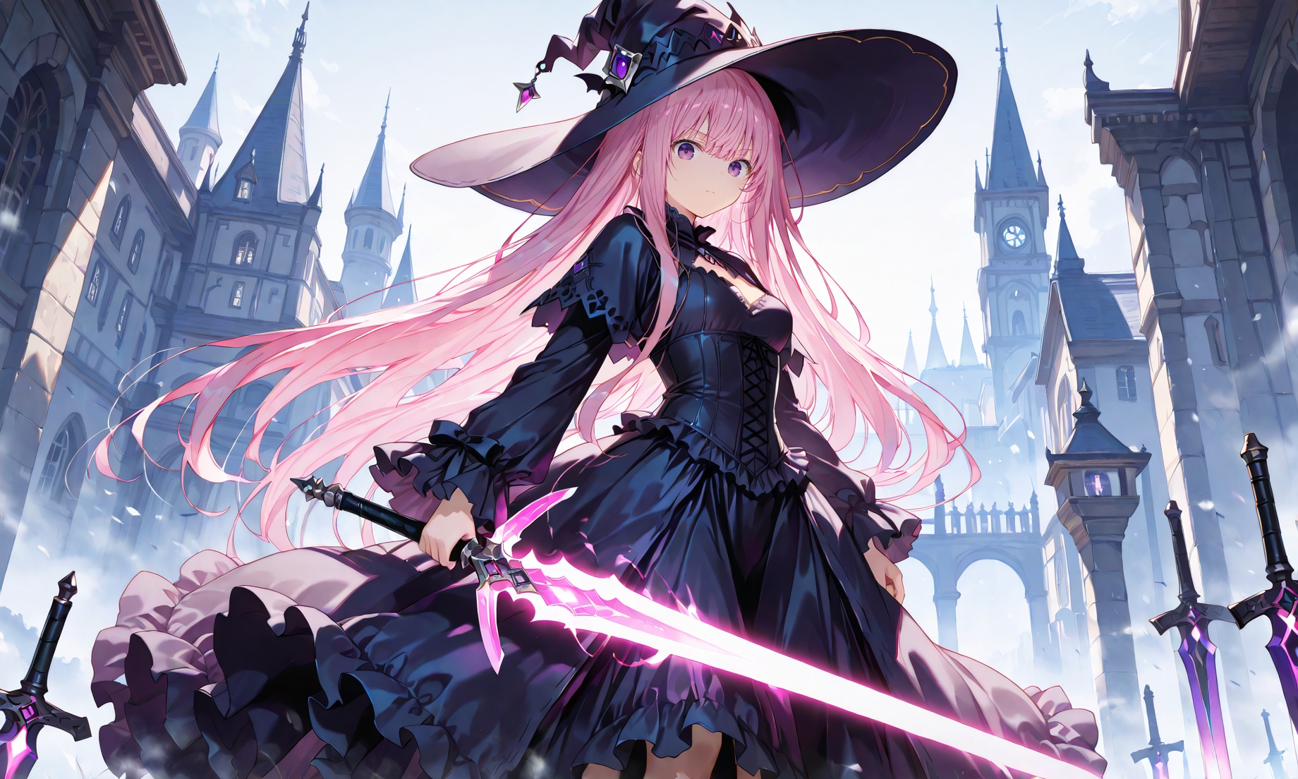 天桜の魔女―夜天 | の人気AIイラスト・グラビア