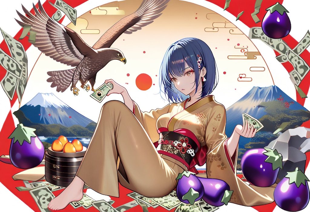 2026年正月・年賀状イラスト