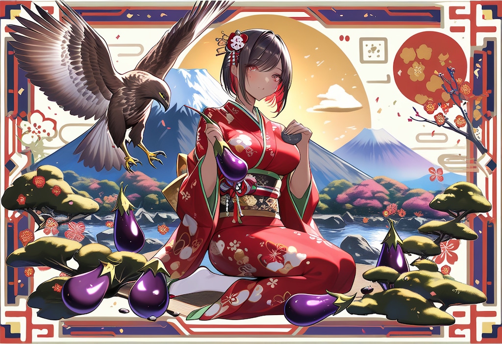 2026年正月・年賀状イラスト