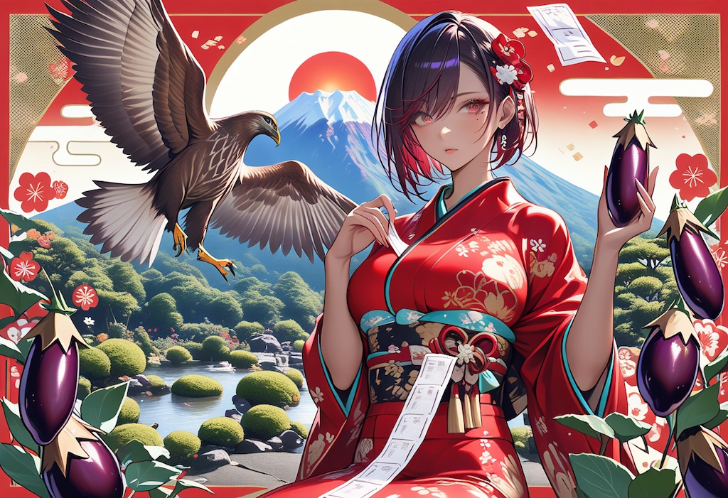 2026年正月・年賀状イラスト